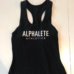 Alphalete athletics black racer back tank